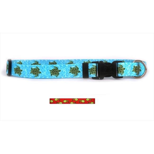 Yellow Dog Design Holiday Paisley Pet Standard Collar and Lead Set L  Adjustable 