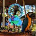 thumbnail image 4 of Bird Stand Swing Birdcage Bird Perch Bird Cotton Rope Swing Parrot Bird Supply, 4 of 8