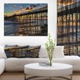 thumbnail image 1 of Pacific Ocean Sunset Oceanside Pier - Uvre d'Art Moderne sur Toile, 1 of 3