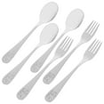 thumbnail image 3 of 3 Sets Toddler Utensils Stainless Steel Spoon Fork Kids Spoon Children Fork Toddler Spoon Fork, 3 of 9