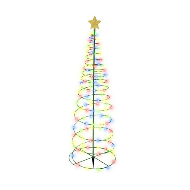 Luz LED solar para árbol de Navidad, decoración navideña para exteriores, lámpara de nieve luminosa para jardín (color) oso de fresa Juguete