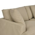 thumbnail image 5 of Armen Living Ciara 3-Piece Upholstered Polyurethane Sectional Sofa in Brown, 5 of 11
