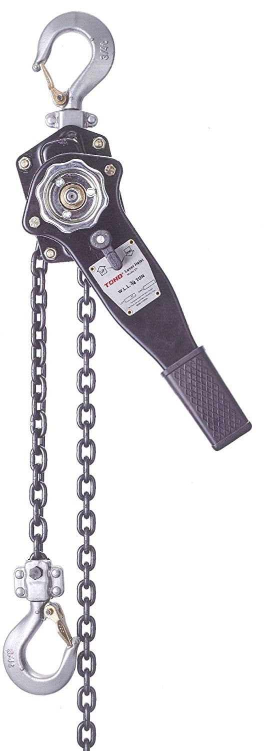 TOHO HSH-616 Lever Block/Ratchet Puller Hoist 3 Ton, 5ft. Chain 