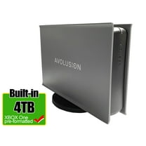 Avolusion PRO-5X Series 4TB USB 3.0 External Gaming Hard Drive for XBOX One Original, S & X (Grey) - 2 Year Warranty
