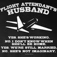 thumbnail image 3 of CafePress - Flight Attendant's Husband Long Sleeve T Shirt - Long Sleeve Dark T-Shirt, 3 of 4
