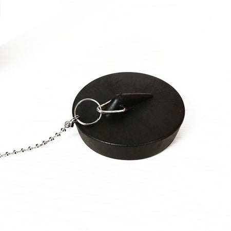 

FAVOLOOK Bathtub Stopper Sink Plug Easy Use With Chain Bathroom Kitchen Anti-leakage Seal