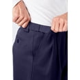 thumbnail image 5 of KingSize Men's Big & Tall Relaxed Fit Wrinkle-Free Expandable Waist Pleated Pants, 5 of 5