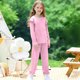 thumbnail image 4 of Conjuntos de blusas y camisas de cuello redondo y manga larga para niñas y niños, otoño invierno, blusas de cuello redondo y manga larga, pantalones cortos casuales, traje deportivo para bebé, top de, 4 of 8