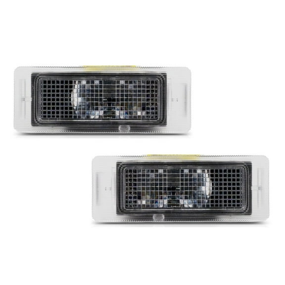 KarParts360 For Chevy Equinox 2010-2017 License Plate Light Driver And Passenger Side | Pair | CAPA | Replacement For GM2870100 | 13502178, 191275712870