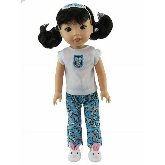 Hoot, Hoot Owl Pajamas Fits For 14.5inch Dolls | American Fashion World