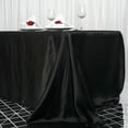 thumbnail image 3 of BalsaCircle Halloween 90" x 156" Black Rectangle Washable Decorative Satin Solid Tablecloth, 3 of 6