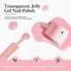 thumbnail image 3 of Set de esmaltes de uñas CANNI Jelly Milky White Pink 9 ml x6, 3 of 9