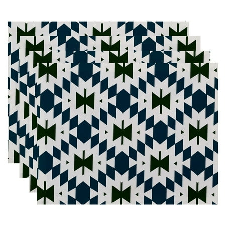 

Simply Daisy 18 x 14 Patna Geometric Print Placemat