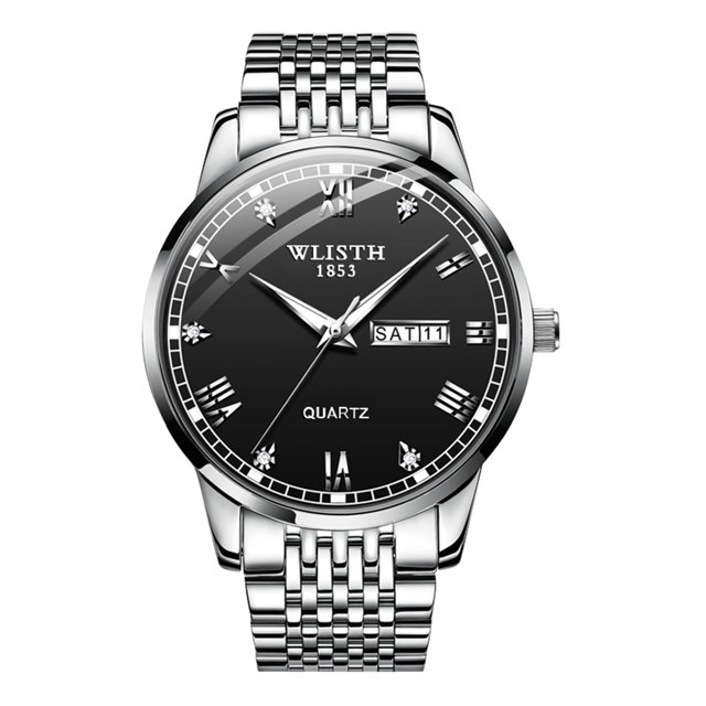 WLISTH S931 Elegante reloj clásico para parejas Reloj de pulsera de cuarzo multifuncional Abanopi Mirar