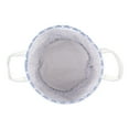 thumbnail image 2 of DII Laundry Collection, PE Coated Collapsible Bin, French Blue Lattice, Laundry Hamper, 2 of 3