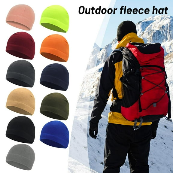 FurNest [Mens Thermal Insulated Winter Beanie Hat warm * Fleece Lined Knitte