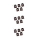 thumbnail image 5 of Calcomanía de pared Toystoory 5 uds agujero de ratón decoración del hogar cocina Type4 NO4, 5 of 6