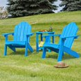 thumbnail image 5 of Dycanpo 15.6'' Kids Adirondack Chair, Toddler Outdoor Patio Chair for Backyard, HDPS - Blue, 5 of 8