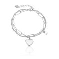 thumbnail image 2 of Con Corazón Mujeres Colgante Oro Acero Inoxidable Color Pulseras Brazaletes, 2 of 2
