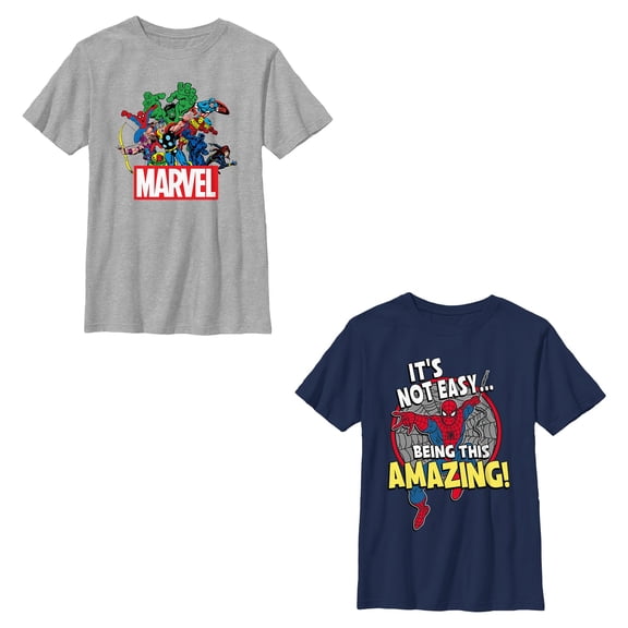 Boys Marvel Not Easy Being This Amazing Team T Shirt
