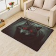 thumbnail image 2 of Black Wolf Area Rug 3x4, Animal Rugs for Entryway Bedroom Living Room, Wolves Home Decor Carpet, Machine Washable Rug, Non Slip Soft Low Pile Throw Rugs T6&-163, 2 of 7
