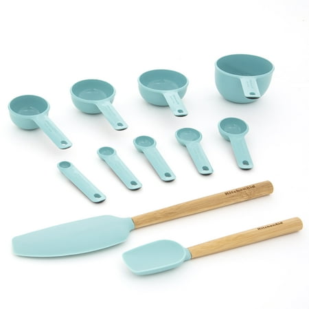 Kitchenaid 11-Piece Stand Mix and Measure Baking Kit  Aqua Sky