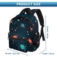 thumbnail image 2 of Cancer Constellation Cute Bag Diaper Backpack Baby Cushion Backpack Backpack for School Teens with Adjustable Strap and Large Capacity, Printed Design, 2 of 6