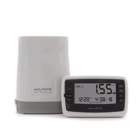 Davis Rain Collector 00899 Wireless Rain Gauge with Self-Emptying Collector, Rainfall measurement in inches or millimeters with history By AcuRite ()