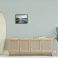 thumbnail image 2 of Soothing Lake Dock Mountains Landscape Photograph Black Framed Art Print Wall Art, 2 of 7
