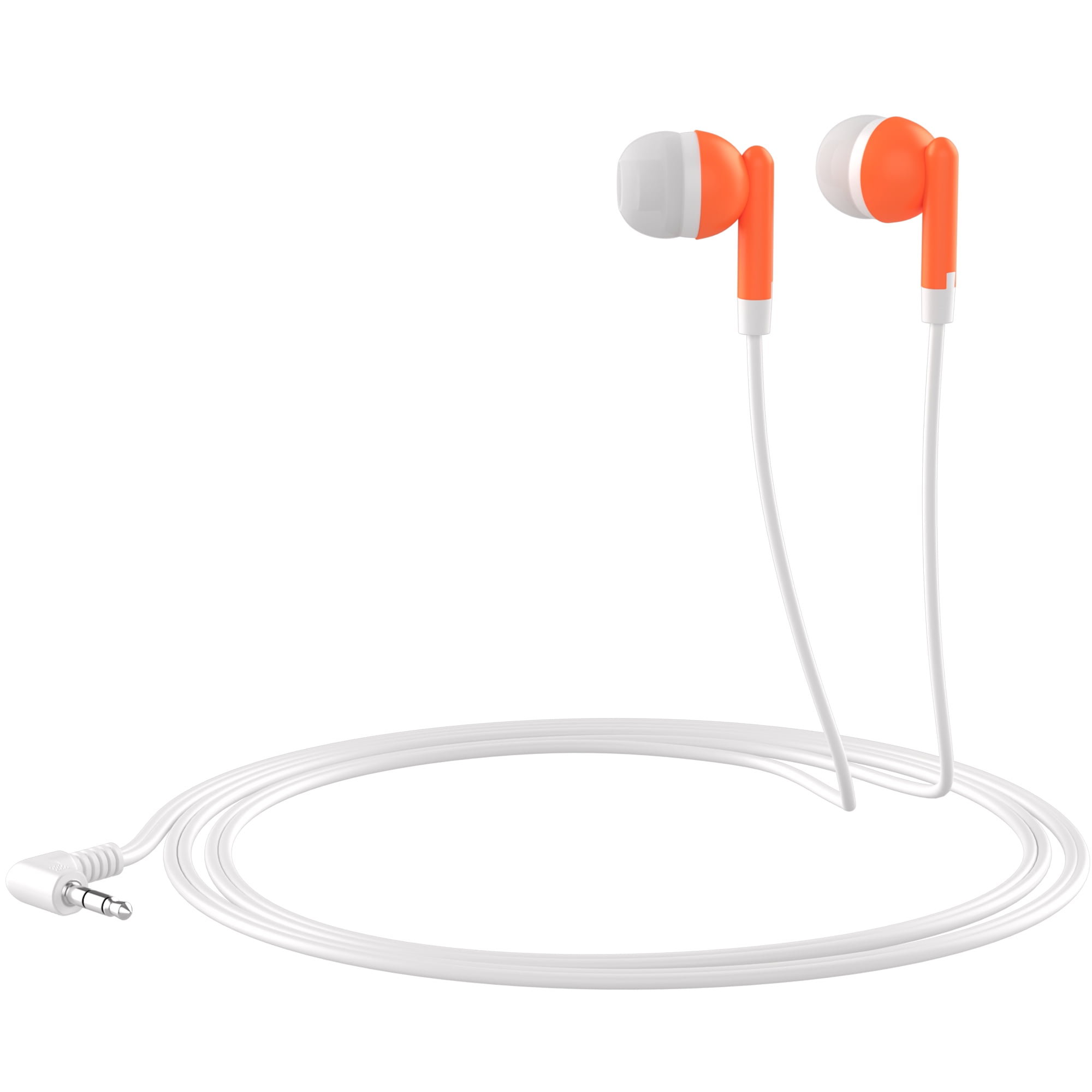 Bulk Earbuds with 3.5 mm Headphone Plug - 100 Pack - Multi