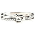 thumbnail image 2 of YYKihy Love Ring Silver Ring Cute Love Flower Mother Daughter Ring Birthday Gift For Daughter From Mom Dad, 2 of 7