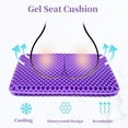 thumbnail image 2 of 2026New Double Thick Gel Seat Cushion, Cooling Pressure Relief Pad for Office, Car, Wheelchair & Gaming Chair, Tailbone & Sciatica Pain Support, 2 of 4