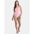 thumbnail image 3 of No Boundaries Women's and Women's Plus Cinched High Leg One Piece Swimsuit, Sizes XXS-XXL, 3 of 5