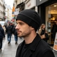 thumbnail image 4 of Shadoumai Breathable Cotton Skull Caps for Men & Women - Lightweight Beanie Sleep Hat, Liner for Sports, Outdoor, Cold Weather, 4 of 6