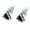 Black, variant on Triangle Blue Studs Earring Platinum Plated for Women and Men Fashion Jewelry Gift Y333