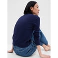 thumbnail image 2 of Suéter Cardigan Cuello Redondo GAP Azul Marino L Algodón, 2 of 2