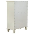 thumbnail image 6 of Sandy Beach 5-drawer Bedroom Chest Cream White, 6 of 11