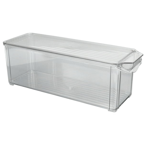 Boîte de rangement en plastique blanc pour salle de bain ou cuisine - Avec  couvercle - ON RANGE TOUT