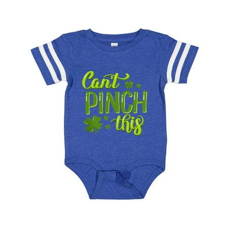 

Inktastic St. Patrick s Day Can t Pinch This Hand Lettering Gift Baby Boy or Baby Girl Bodysuit