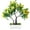 Yellow, variant on Visland Artificial Small Tree Green Leaves Potted Bonsai Holiday Party Home Decoration Fake Flowers