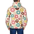 thumbnail image 5 of Zip Up Hoodies for Men - Donut Print No.9028 Long Sleeve Comfrt Men'S Fashion Hoodies & Sweatshirts, Jackets for Men Hoodies Pullover Clothing Clothes with Pouch, 5 of 5