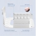 thumbnail image 3 of Toystoory Soporte para sábanas ajustables, soporte para sábanas, soportes de cama innovadores para esquinas, oferta militar Termómetros Juego de 4 piezas blanco (caja de color), 3 of 6