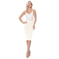 thumbnail image 4 of Women's Stretch Fit Bodycon Pencil Skirt Versatile Elegance, 4 of 6