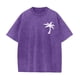 thumbnail image 4 of Tops para hombre, blusas y camisas de cuello redondo y manga corta para hombre, camisetas deportivas informales de color liso con cuello redondo y efecto desgastado, blusas de licra para hombre., 4 of 5
