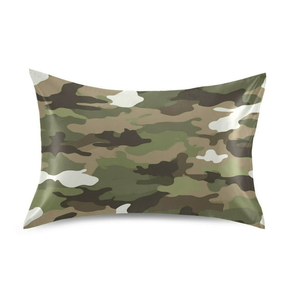 Iauyy 20x26in Silk-Smooth Satin Pillowcase, Gentle on Hair and Skin, Luxuriously Soft Pillowcase with Envelope Closure, Wrinkle Fade Adventurous Atmosphere