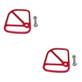 thumbnail image 4 of ZheElen Alloy Brake Cable Housing Line Shield Fender Disc for red 6x5x0.2cm 2Set, 4 of 6
