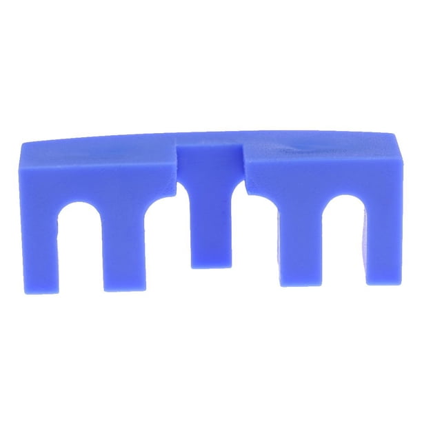 1 pieza de plástico para raqueta de bádminton, esparcidor de carga, accesorio de seguridad reemplazable Azul