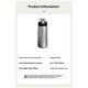 thumbnail image 2 of 18oz/550Ml Stainless Steel Vacuum Insulated Water Bottle,Leakproof,BPA Free-Black 26-27s, 2 of 3