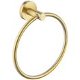 thumbnail image 1 of Toallero de pared redondo de acero inoxidable 304 (dorado), 1 of 5