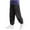Black, variant on Lenpel Boys Girls' Baggy Joggers Kids Elastic Waist Pull on Pleated Cinch Bottom Cargo Pants Casual Athletic Pants(Purple,14-15 Years)